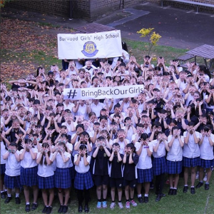Caption: Students of the Burwood Girl’s High School of Australia supporting the abducted students in Nigeria